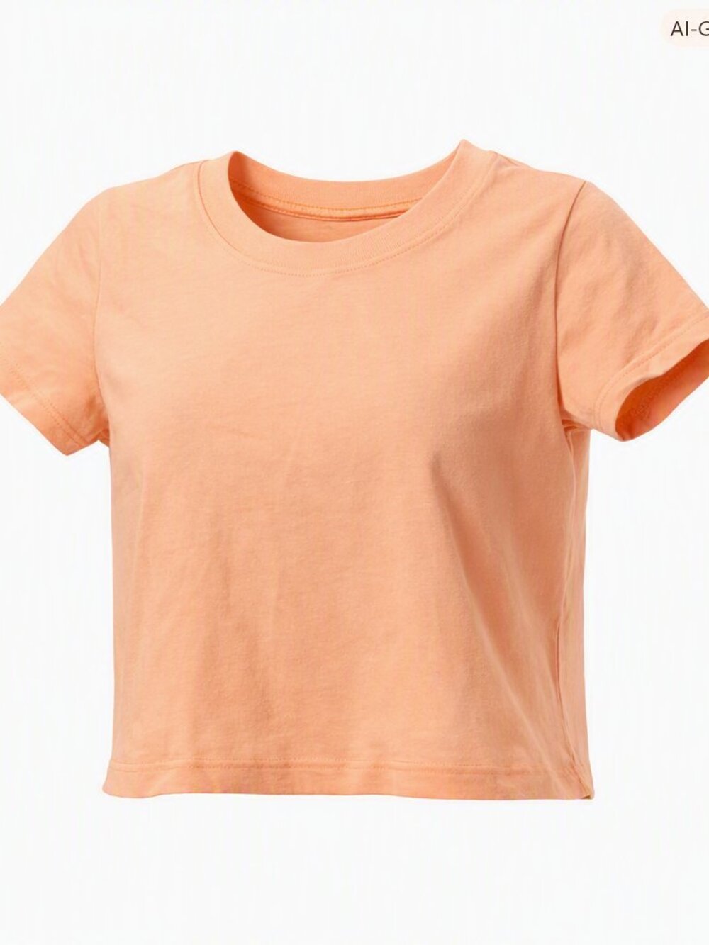 Cat & Jack Toddler Peach T-Shirt 2T Soft Cotton Blend Casual Top